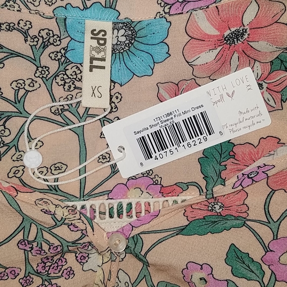 Spell | Dresses | New Spell Designs Sayulita Mini Dress Musk Xs Pink ...